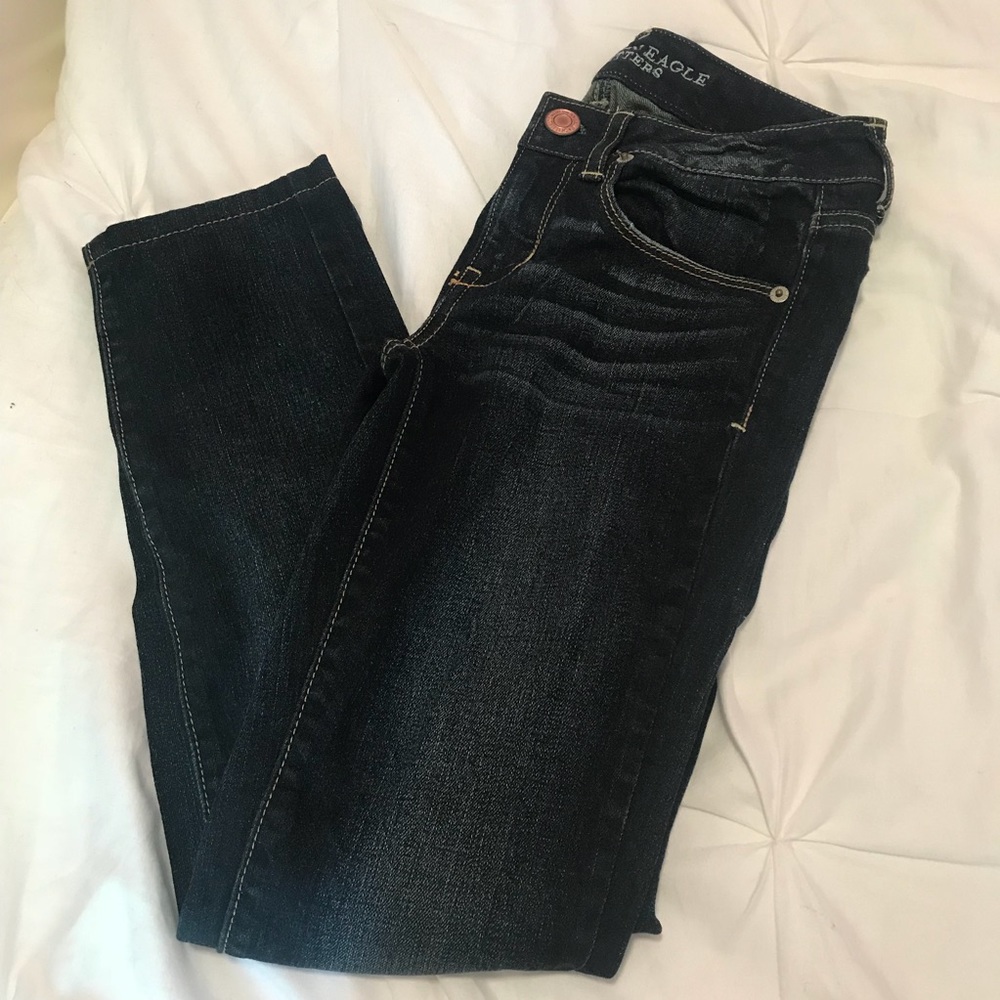 American Eagle Dark Wash Skinny Jeans
